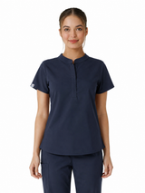 Blue Collar Tunic Scrub Set