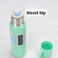 New Shape Vacuum Flask Stainless Steel Bottle With 2 Cups And Gift Box 550 Ml (direct Sip Option)