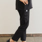 Cotton Edit: Female Tulip Zipper Black with Straight Trousers (Small)