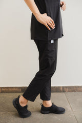 Cotton Edit: Female Tulip Zipper Black with Straight Trousers (Small)